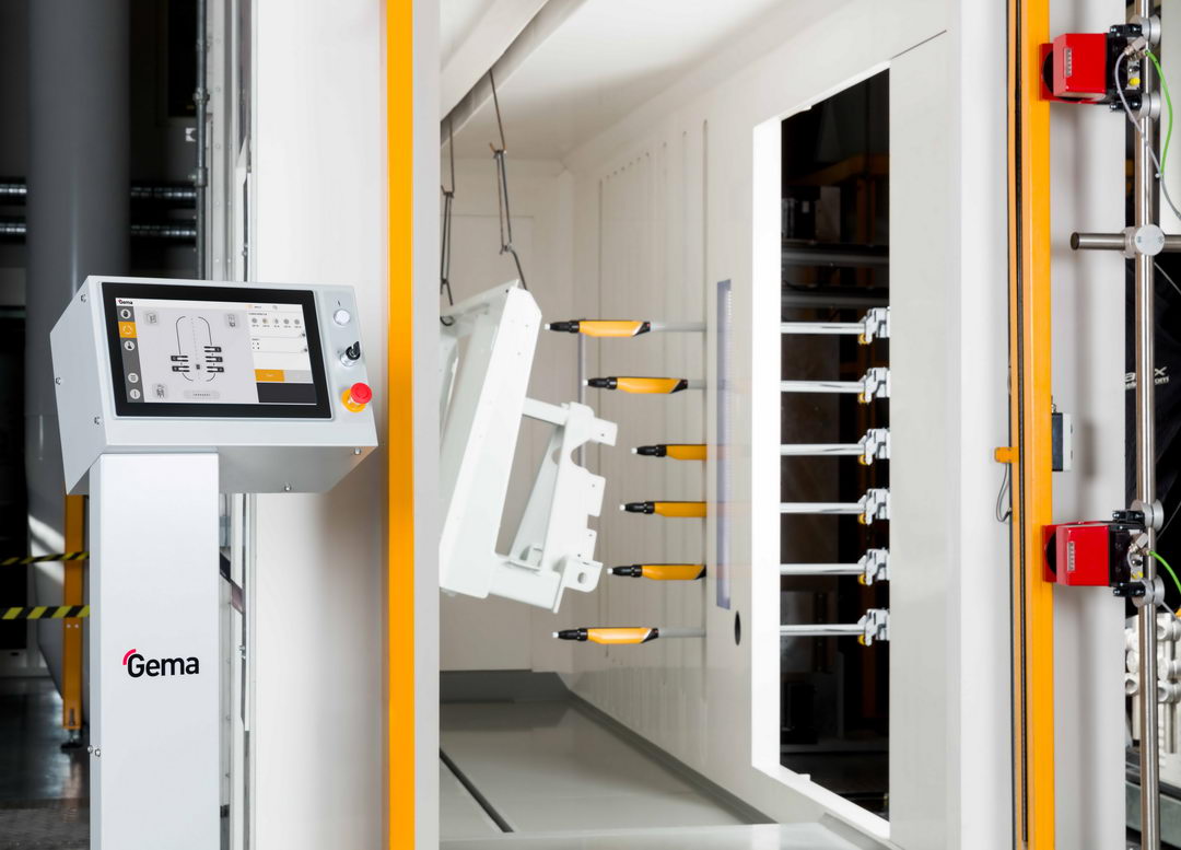 In the photo: GEMA automatic powder application system