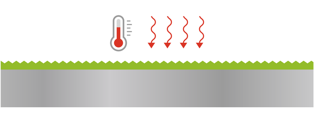 In the picture: Drying moisture after surface preparation